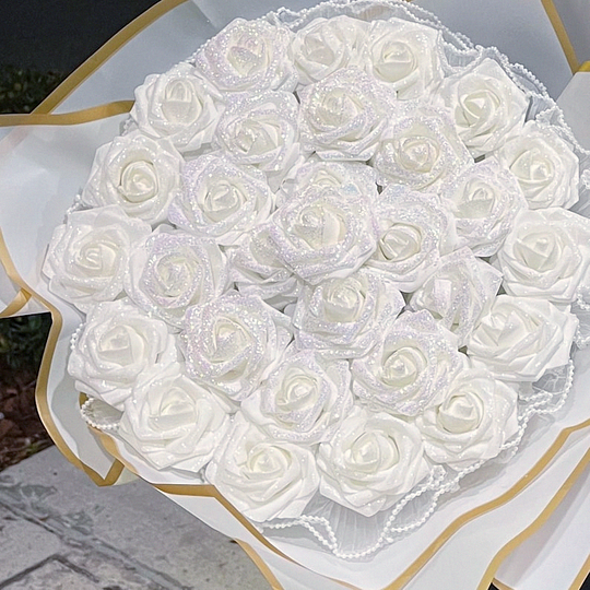 💕Bouquet de roses scintillantes💕Bouquet de roses éternelles scintillantes pour couple