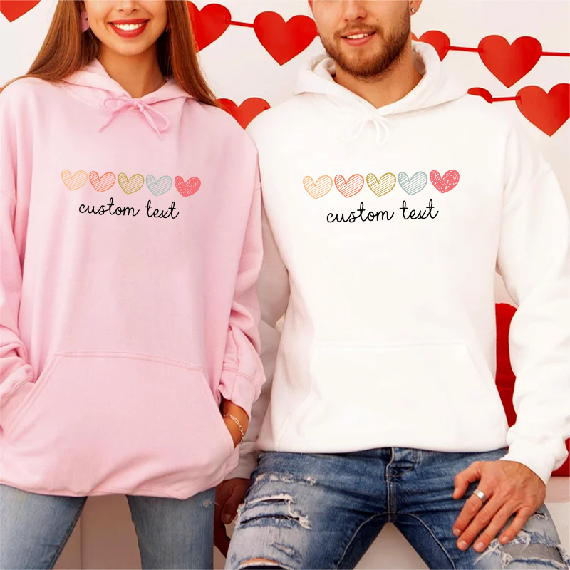 T-shirt personnalisé avec un joli cœur