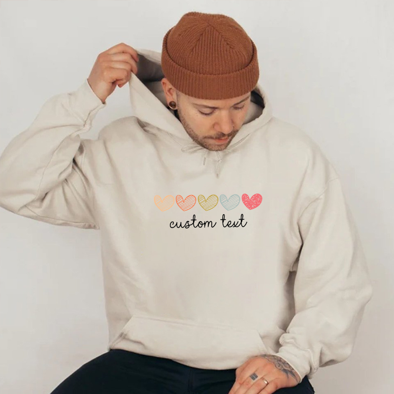 T-shirt personnalisé avec un joli cœur