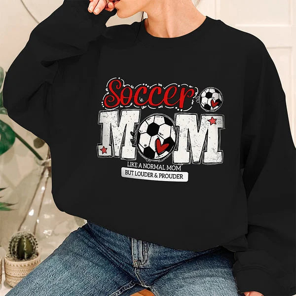 Personalized Colorful Ball Sport Mom Like A Normal Mom Sweatshirt