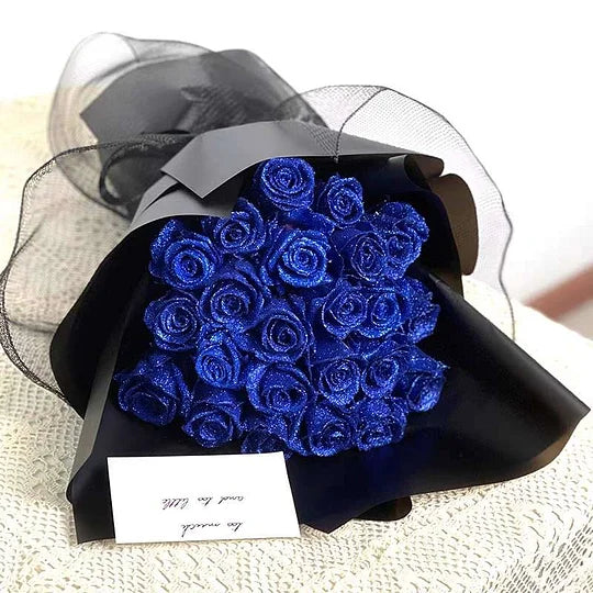 💕Bouquet de roses scintillantes💕Bouquet de roses éternelles scintillantes pour couple
