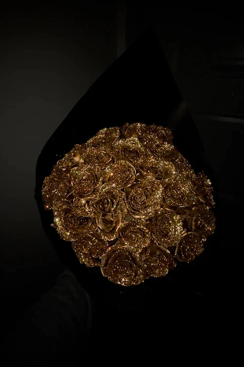 💕Bouquet de roses scintillantes💕Bouquet de roses éternelles scintillantes pour couple