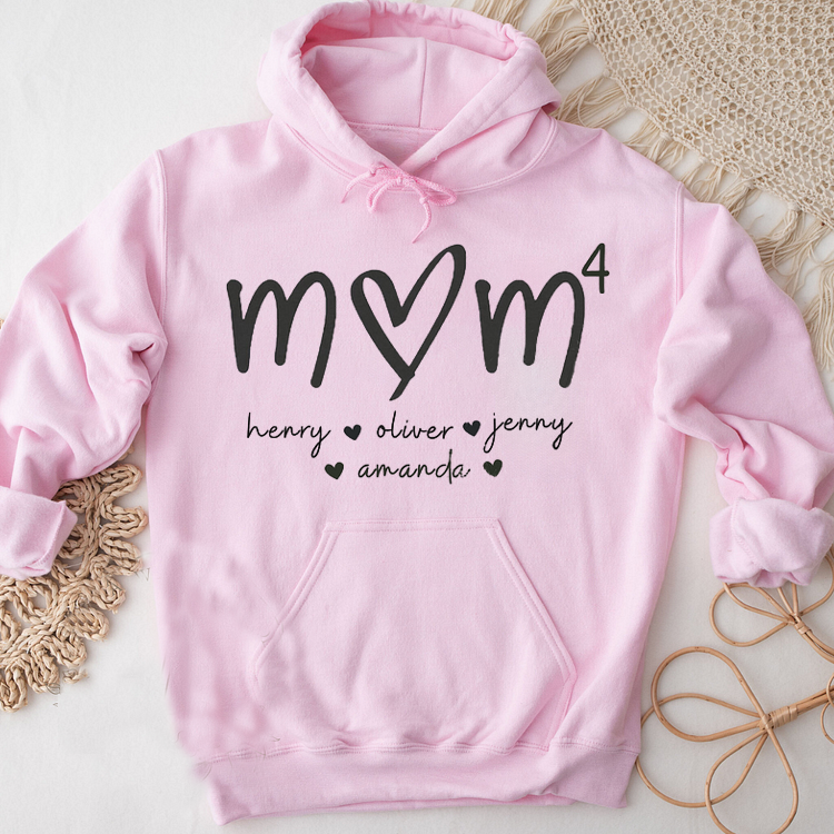 Mom Means Everything - Family Custom Sweatshirt With Design On Chest