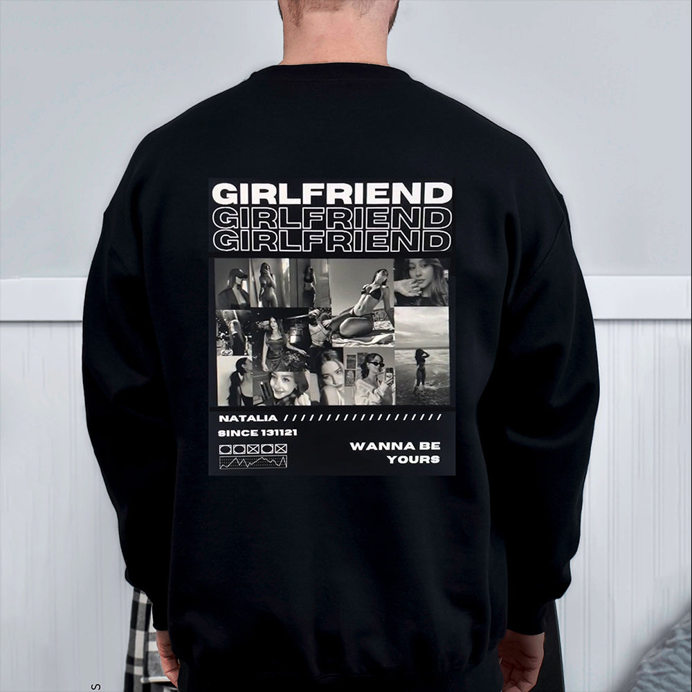 T-shirt photo personnalisé unique pour couple