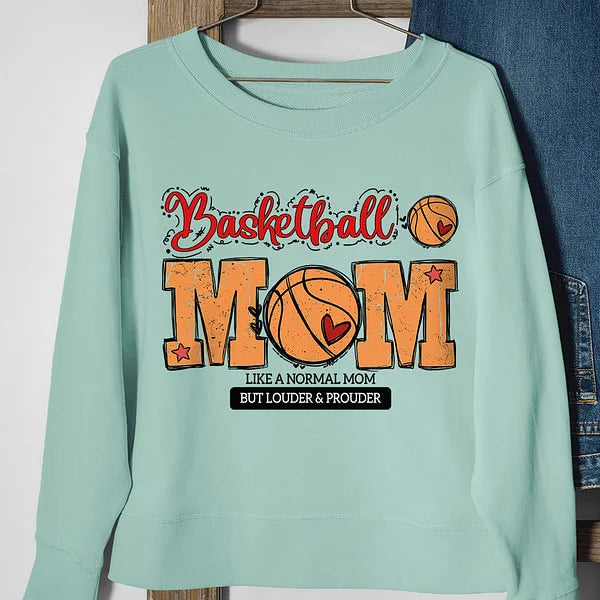 Personalized Colorful Ball Sport Mom Like A Normal Mom Sweatshirt