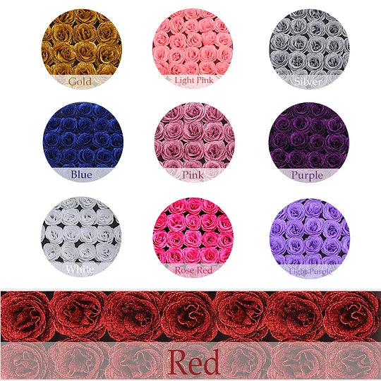💕Bouquet de roses scintillantes💕Bouquet de roses éternelles scintillantes pour couple