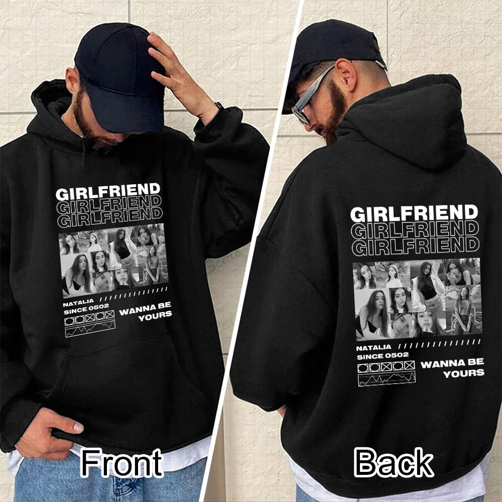 T-shirt photo personnalisé unique pour couple