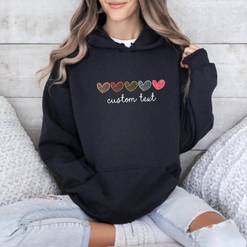 T-shirt personnalisé avec un joli cœur