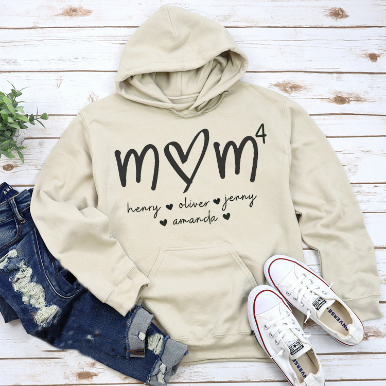Mom Means Everything - Family Custom Sweatshirt With Design On Chest