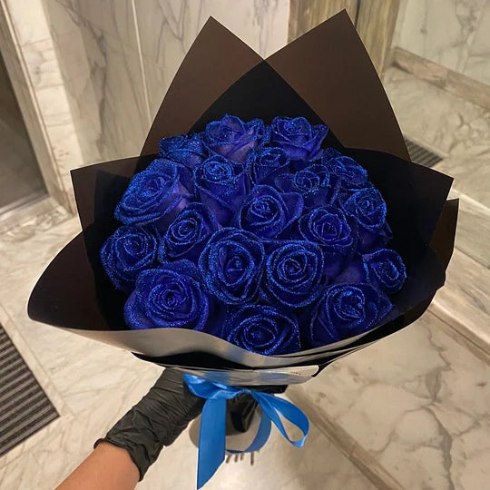 💕Bouquet de roses scintillantes💕Bouquet de roses éternelles scintillantes pour couple