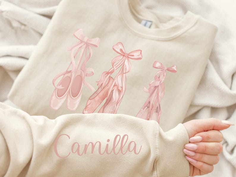 Sweat-shirt Coquette Ballet