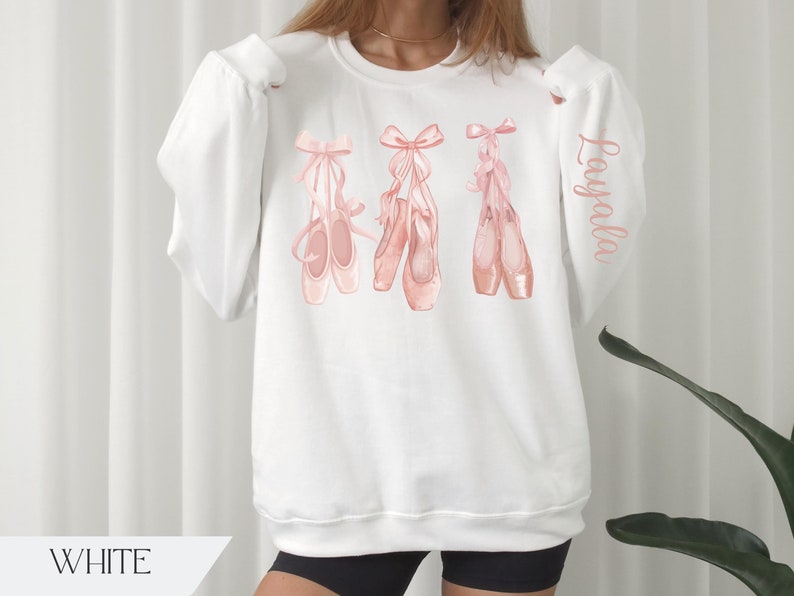 Sweat-shirt Coquette Ballet