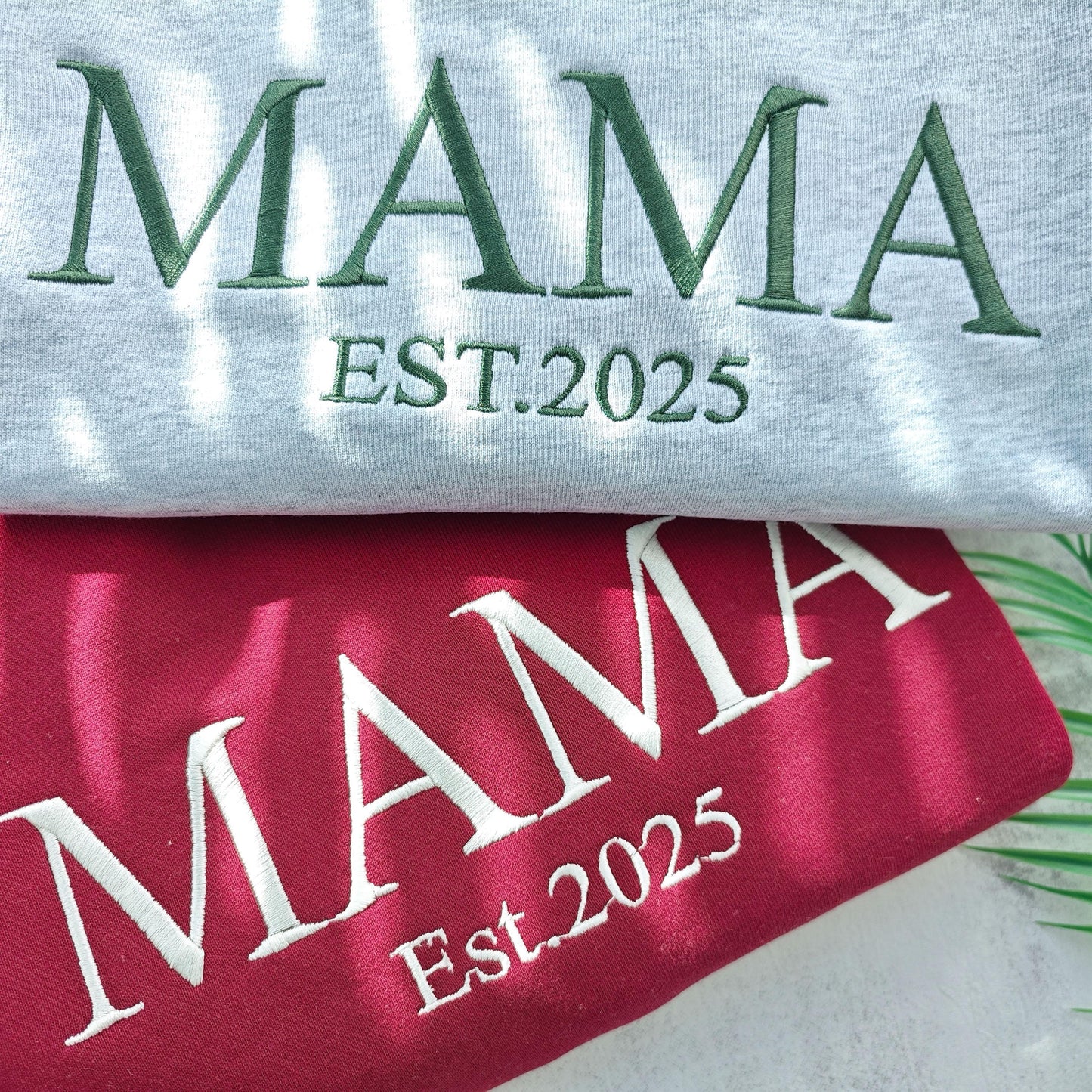 Sweat-shirt brodé personnalisé pour maman