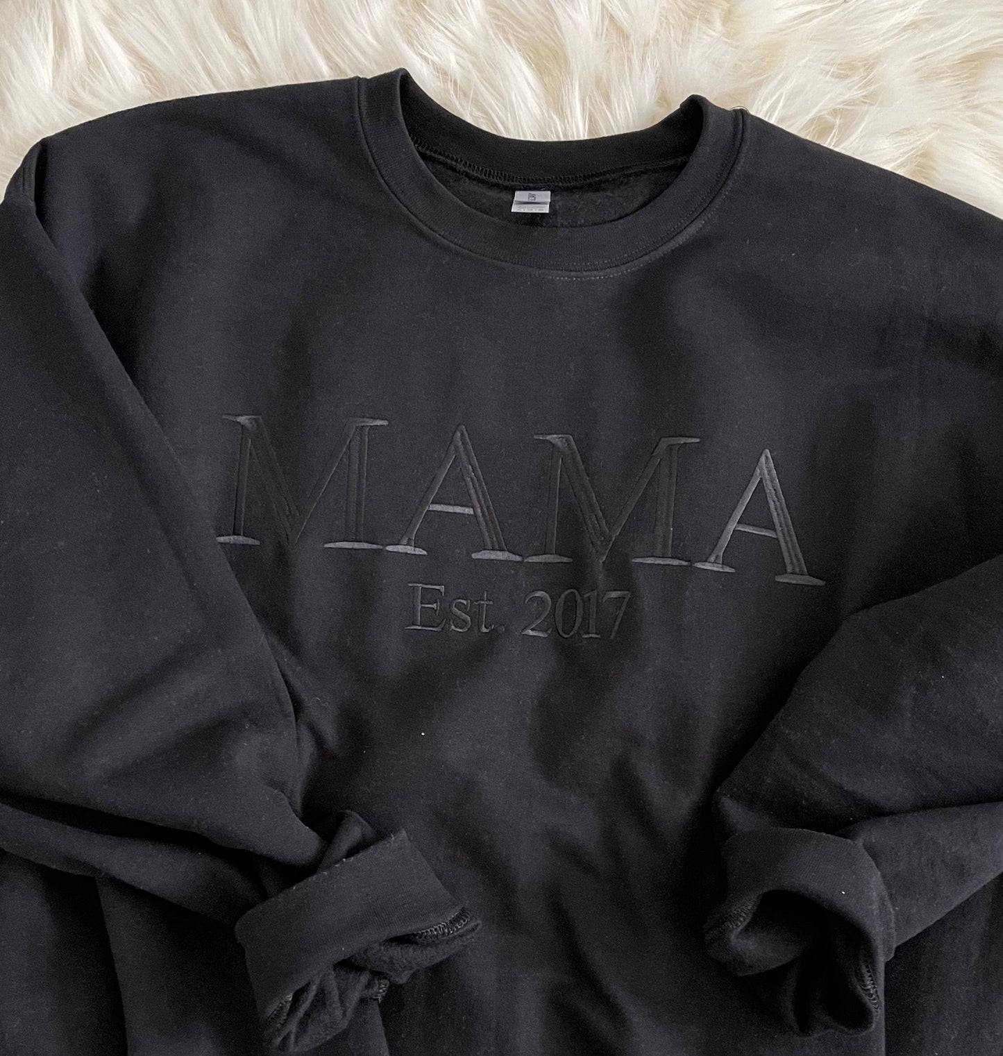 Sweat-shirt brodé personnalisé pour maman