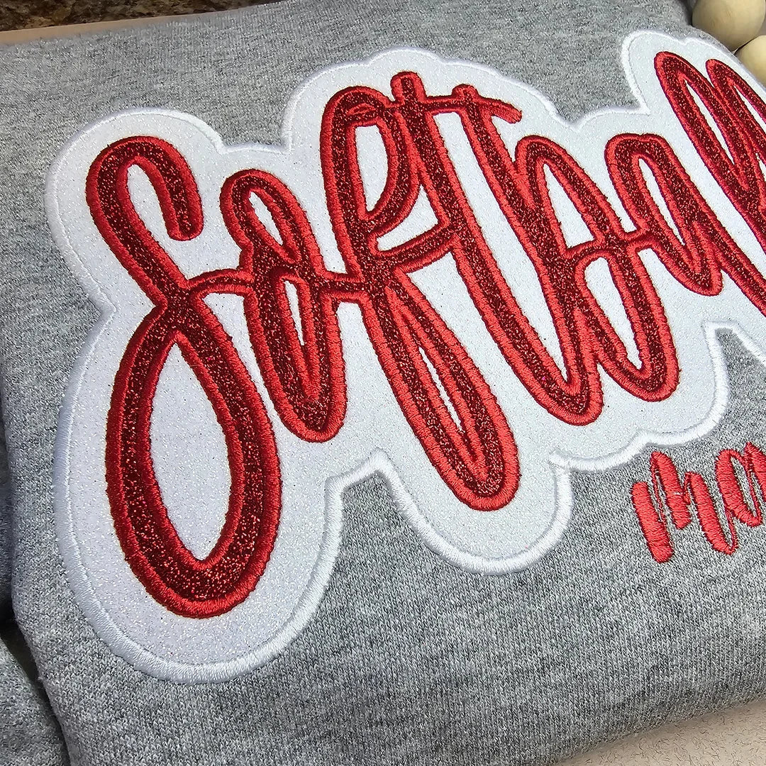 Customized Balls Glitter Mama Sweatshirt, Gift For Sports Lovers, Mama Sweatshirt