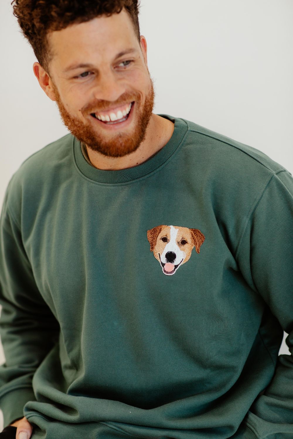 The Custom Embroidered Pet Portrait Sweatshirt