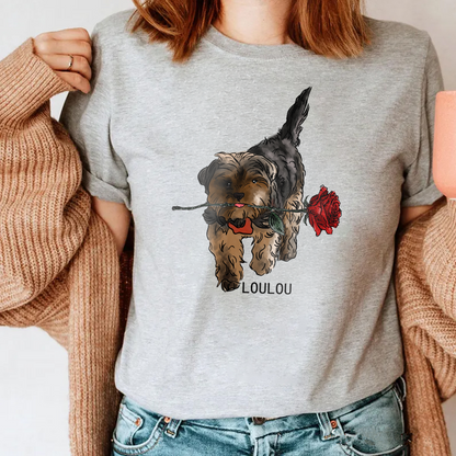 My Valentine Pet Portrait Printing T-shirt Sweatshirt Hoodie