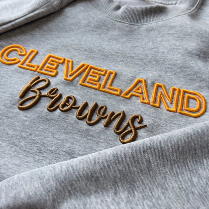 Sweat-shirt d'équipe personnalisé avec broderie 3D PUFF