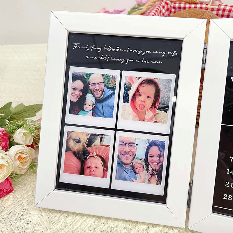 Personalized The Day You Became My Mother Photo Frame