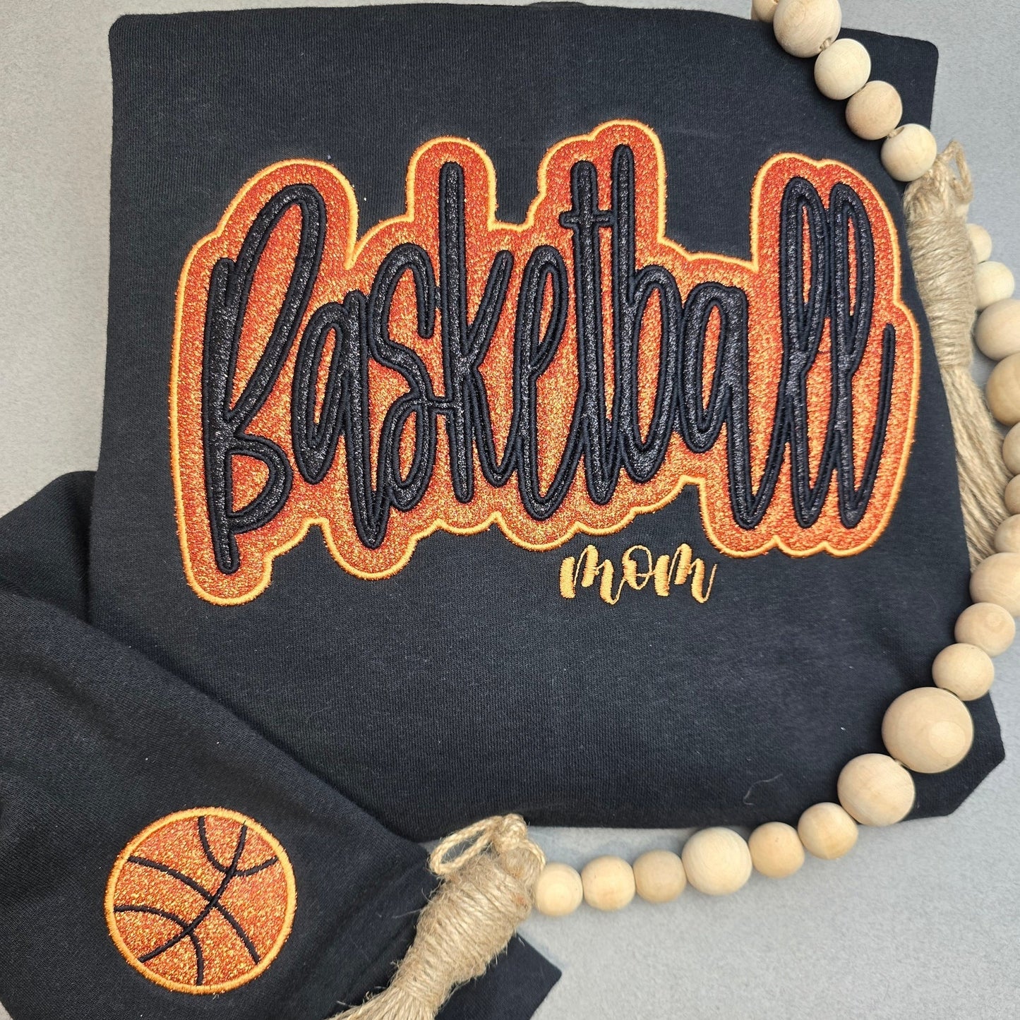Customized Balls Glitter Mama Sweatshirt, Gift For Sports Lovers, Mama Sweatshirt