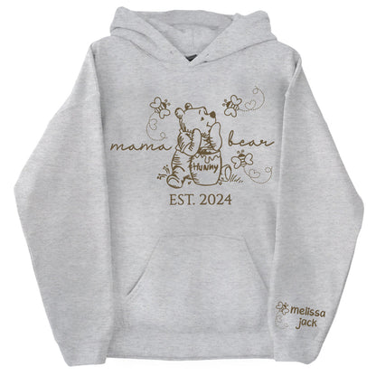 Custom Mama Bear Est And Grandkids Shirts For Grandma