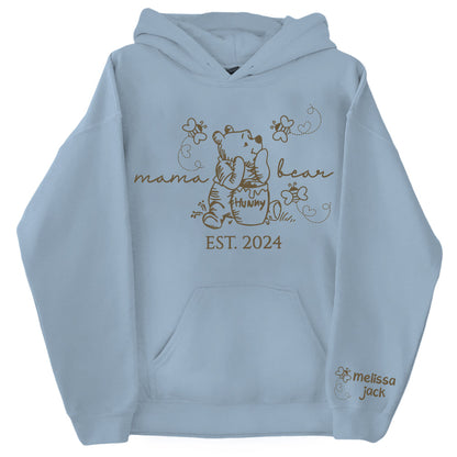 Custom Mama Bear Est And Grandkids Shirts For Grandma