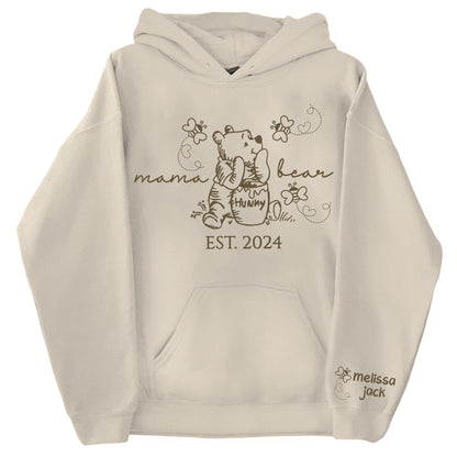Custom Mama Bear Est And Grandkids Shirts For Grandma