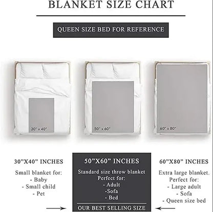Personalized 9 Photos Blankets Fleece Throw Blanket Gift for Family