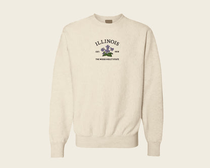 Custom Embroidered State Flower Sweatshirt