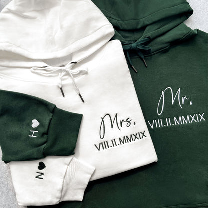 Custom Anniversary Embroidered Roman Numeral Sweatshirt