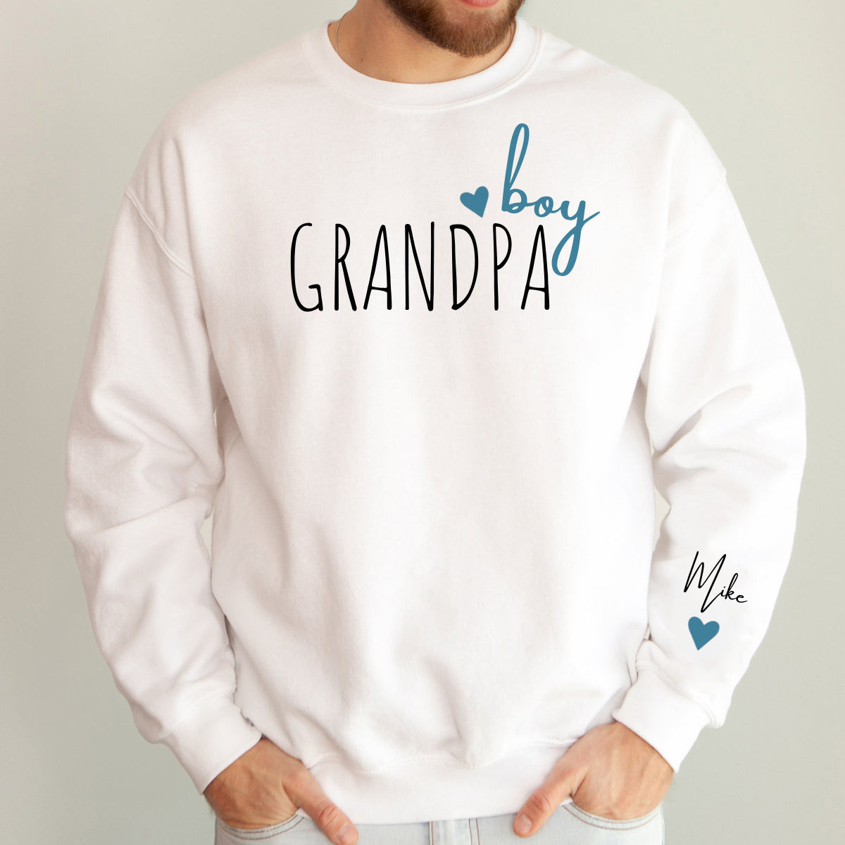 Custom Mama Sweatshirt with Kid Name