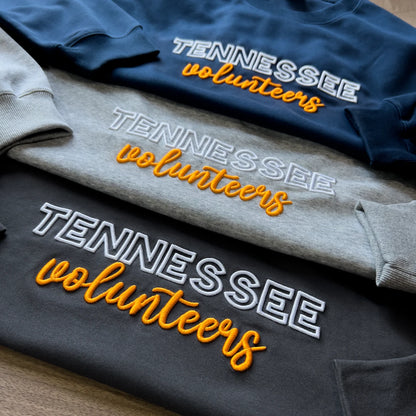 Sweat-shirt d'équipe personnalisé avec broderie 3D PUFF