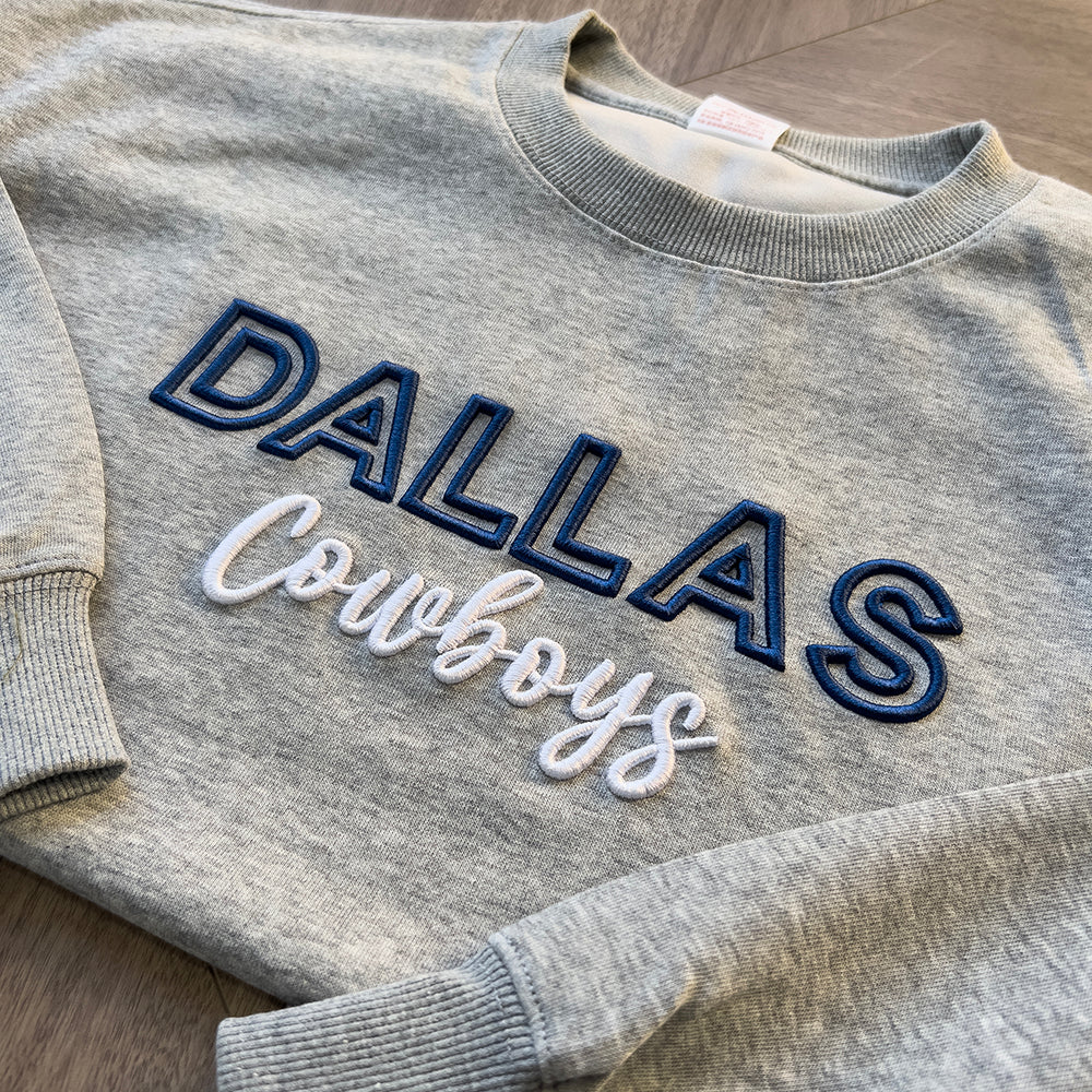 Sweat-shirt d'équipe personnalisé avec broderie 3D PUFF