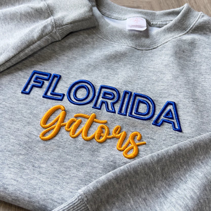 Sweat-shirt d'équipe personnalisé avec broderie 3D PUFF