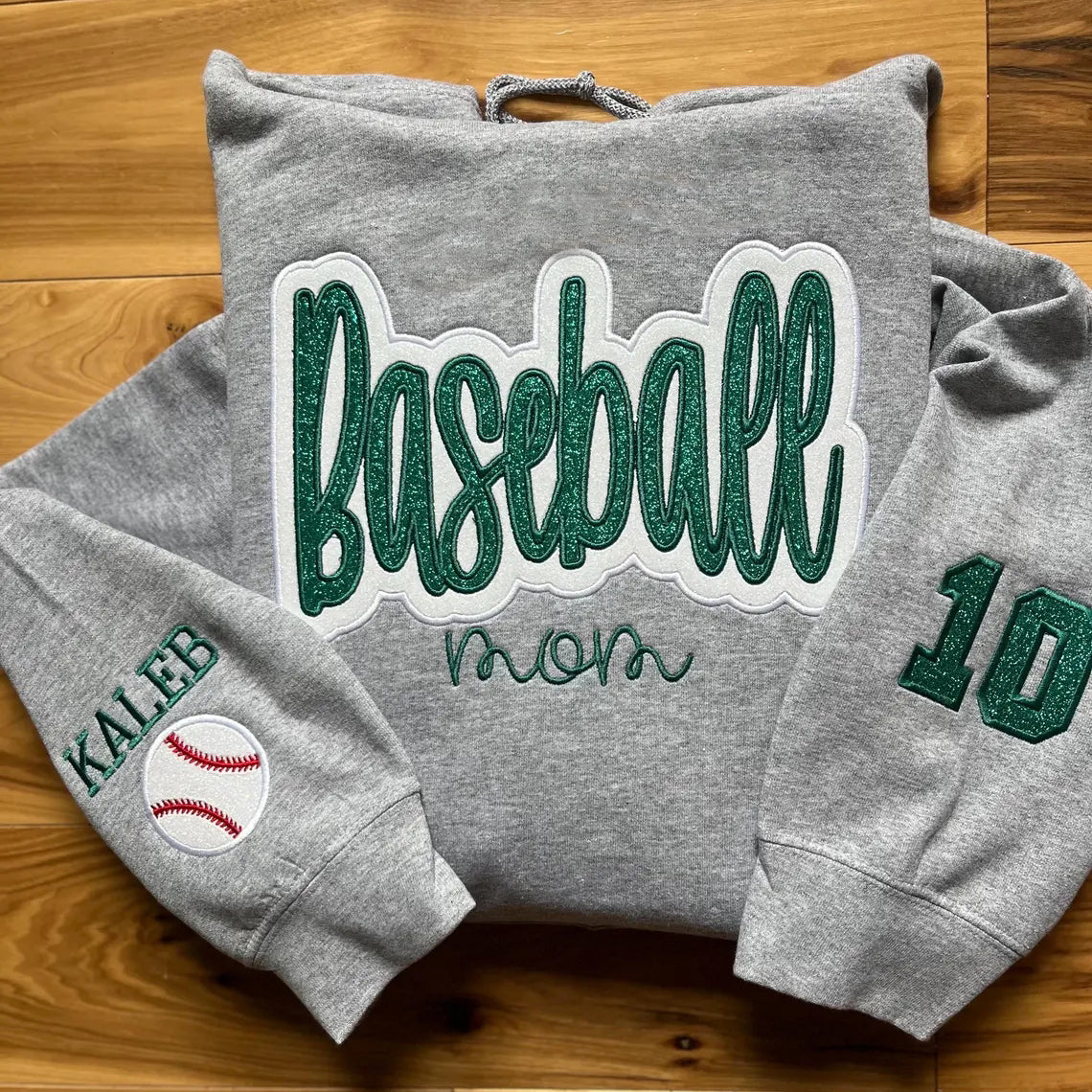 Customized Balls Glitter Mama Sweatshirt, Gift For Sports Lovers, Mama Sweatshirt