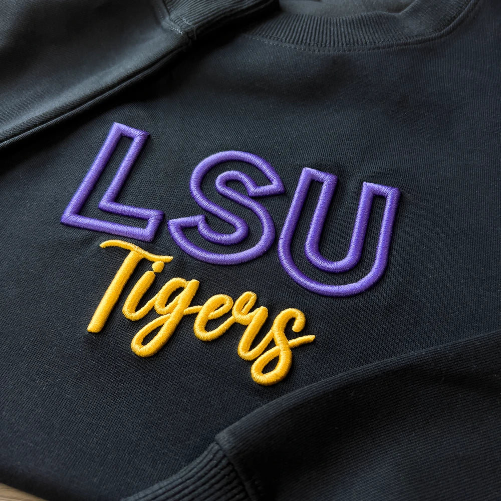 Sweat-shirt d'équipe personnalisé avec broderie 3D PUFF