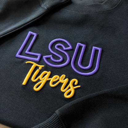 Sweat-shirt d'équipe personnalisé avec broderie 3D PUFF
