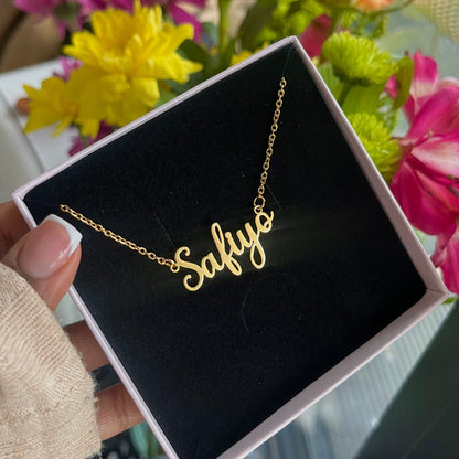 Script Custom Name Necklace