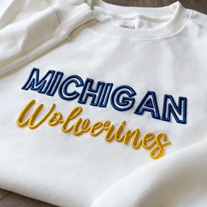 Sweat-shirt d'équipe personnalisé avec broderie 3D PUFF