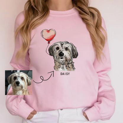 My Valentine Pet Portrait Printing T-shirt Sweatshirt Hoodie