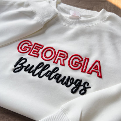 Sweat-shirt d'équipe personnalisé avec broderie 3D PUFF