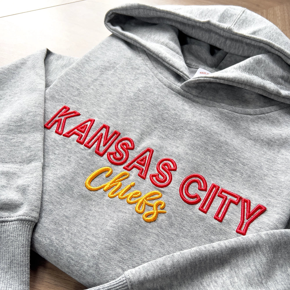 Sweat-shirt d'équipe personnalisé avec broderie 3D PUFF