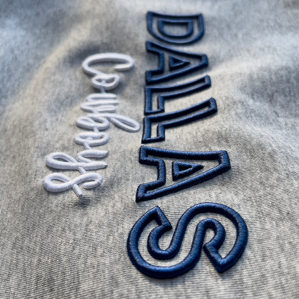 Sweat-shirt d'équipe personnalisé avec broderie 3D PUFF