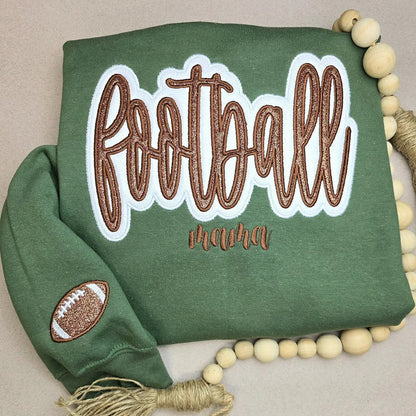 Customized Balls Glitter Mama Sweatshirt, Gift For Sports Lovers, Mama Sweatshirt