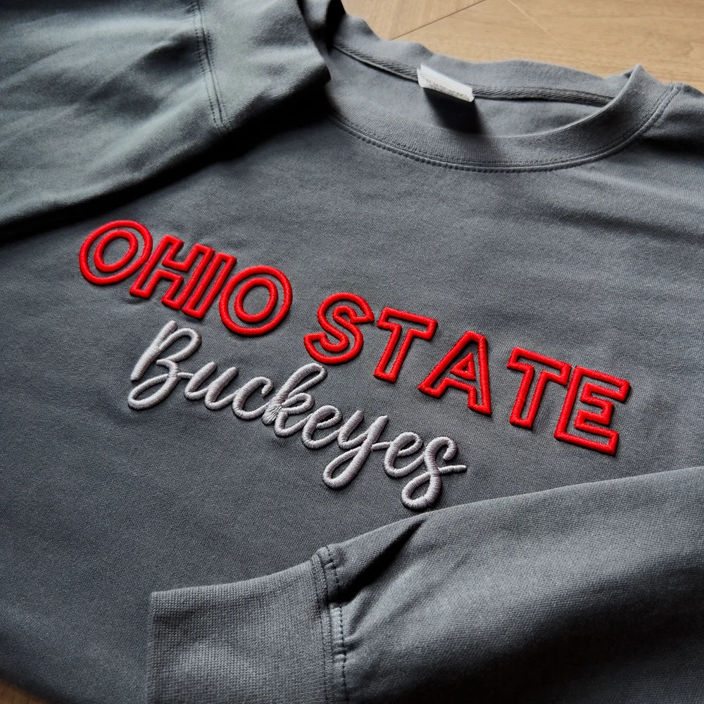 Sweat-shirt d'équipe personnalisé avec broderie 3D PUFF