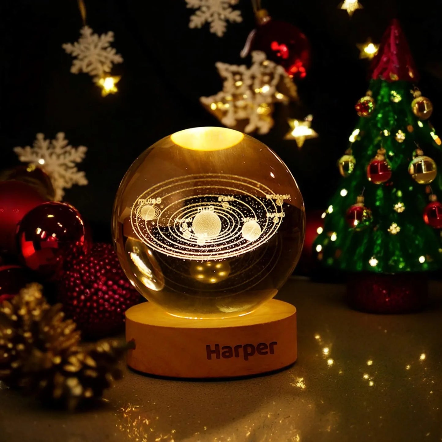 Custom 3D Pet Photo Crystal Ball