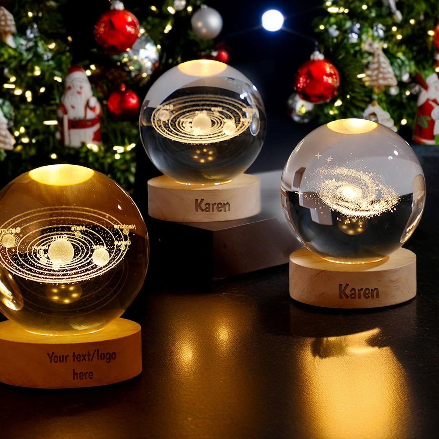 Custom 3D Pet Photo Crystal Ball