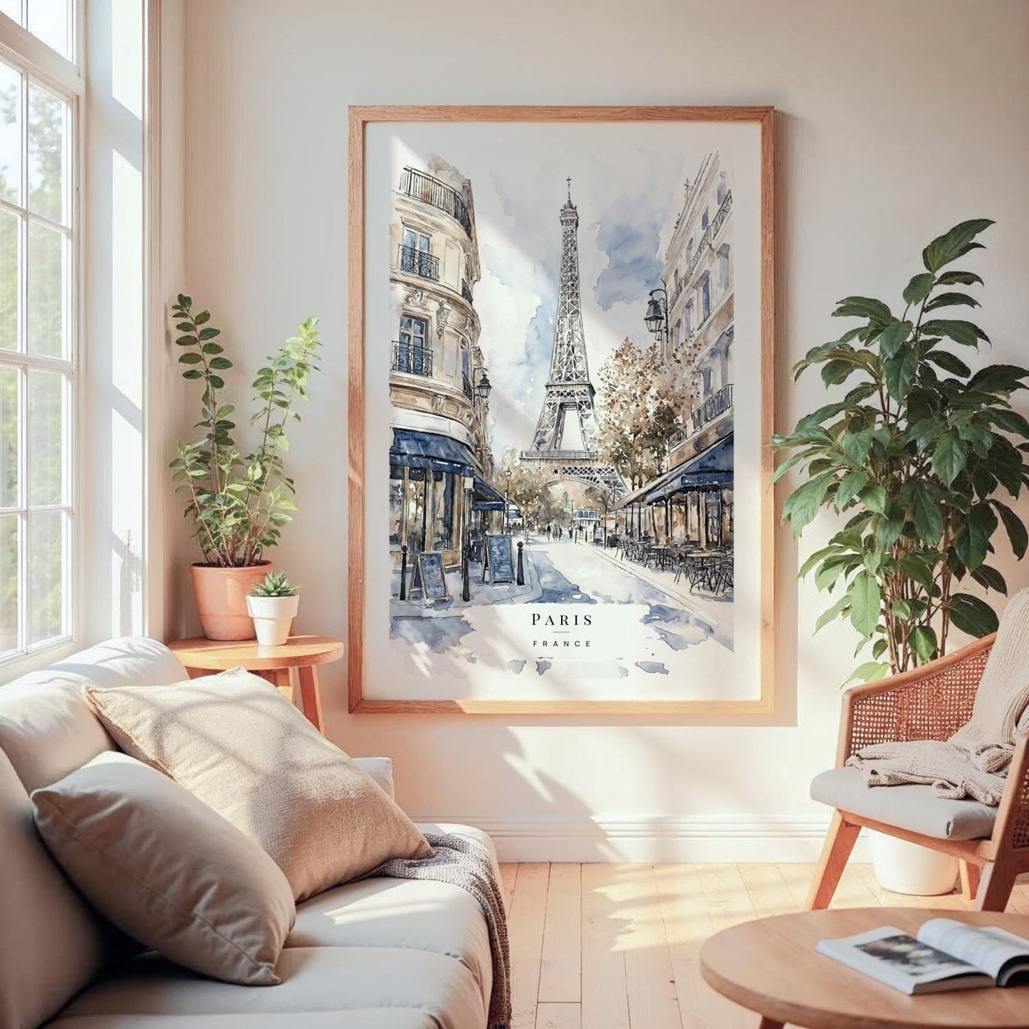 Affiche de voyage personnalisée, impression personnalisée, art mural tendance, voyage rétro, décoration maximaliste, impressions tendance pour dortoir, voyage coloré