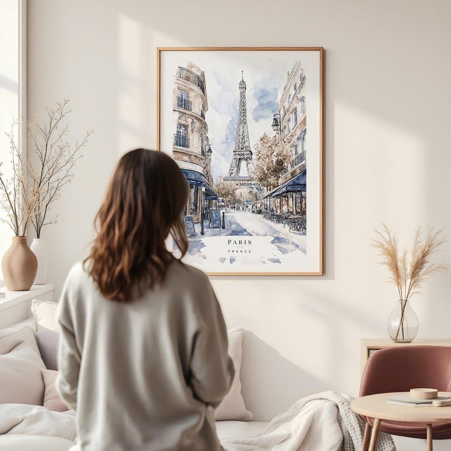 Affiche de voyage personnalisée, impression personnalisée, art mural tendance, voyage rétro, décoration maximaliste, impressions tendance pour dortoir, voyage coloré