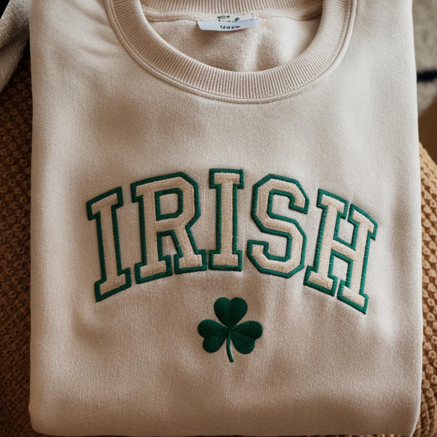 Custom Embroidered Irish Sweatshirt - St. Patricks Day Sweatshirt